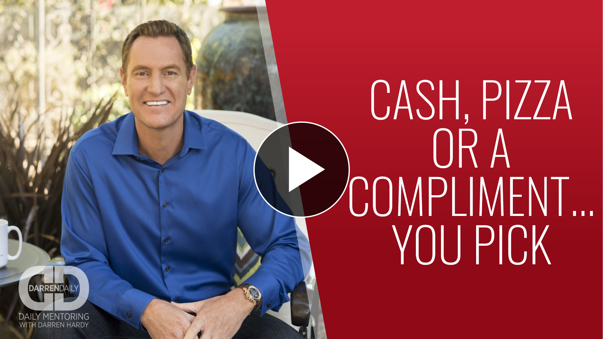 DarrenDaily Cash Pizza Or A Compliment You Pick VIDEO THUMBNAIL AND SOCIAL SHARE IMAGE