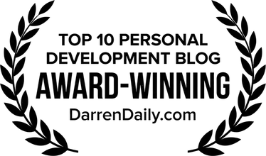 Award-Winning, Top 10 Personal Development Blog, DarrenDaily